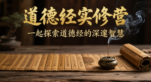 道德经实修营，一起探索道德经的深邃智慧-梧桐学啊网